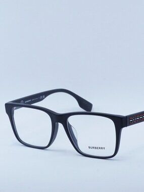 Burberry BE2393D 3464 Men Eyeglasses Matte Black 55mm Rectangle Frame